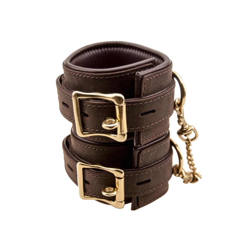BOUND Nubuck Leather Wrist Restraints