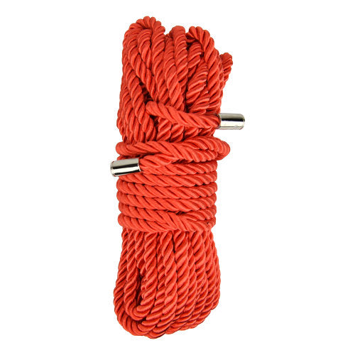 Silky Bondage Rope in red