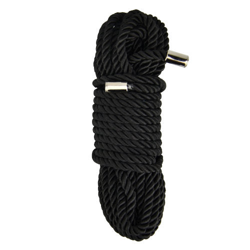 Silky Bondage Rope in black