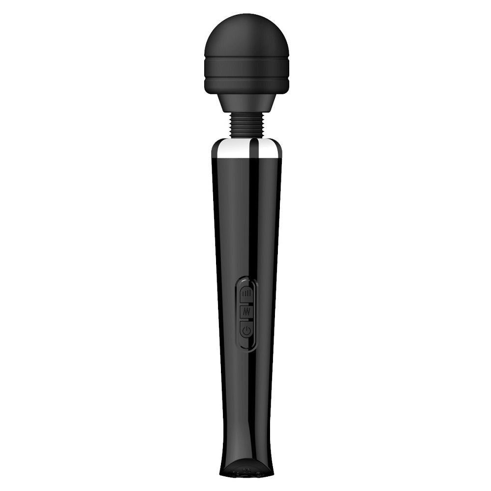 Loving Joy Rechargeable Magic Wand in black