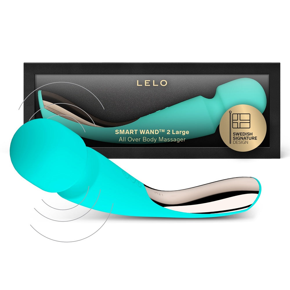 LELO Smart Wand 2 Large in aqua