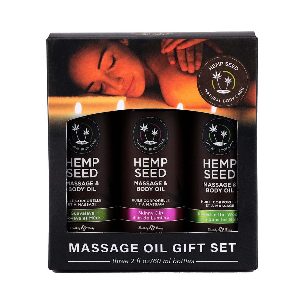 Earthly Body Massage Oil Gift Set